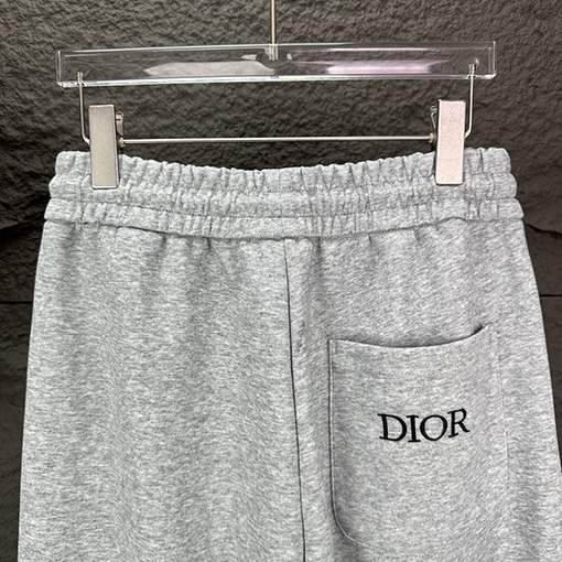 ディオール 刺繍文字ロゴカップルパンツ