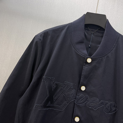 ルイヴィトン  胸のロゴ刺繍コットンフライトジャケット