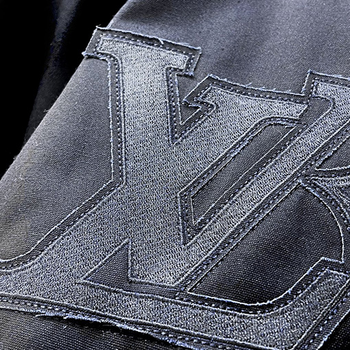 ルイヴィトン  胸のロゴ刺繍コットンフライトジャケット