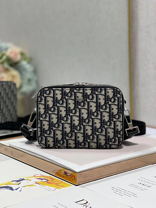 ディオールスーパーコピー メンズOBLIQUE柄ショルダーバッグ