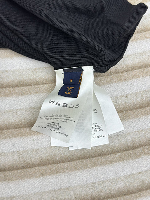 ルイヴィトン  アルファベットロゴロゴ刺繍ホットダイヤモンド半袖Tシャツ