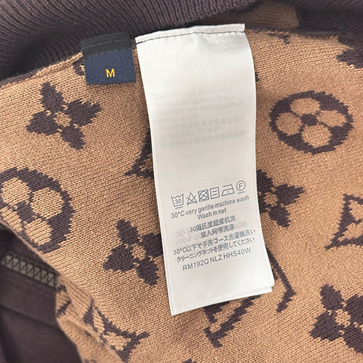 ルイヴィトン  新しい色のジャカードジッパーセーターコート