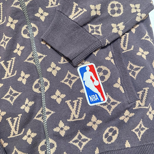 ルイヴィトン 新しい色のジャカードジッパーセーターコート