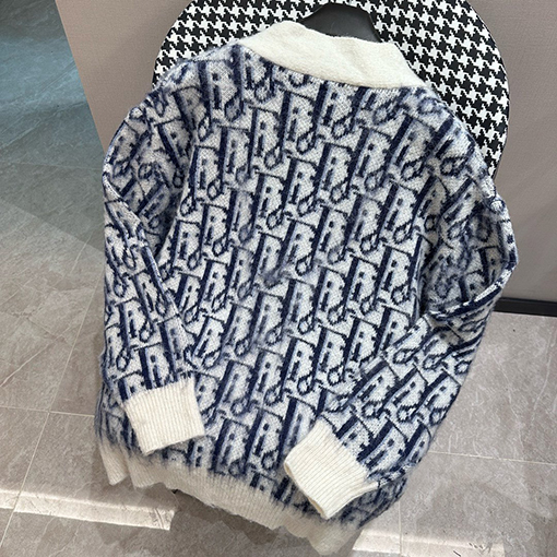 ディオール 新しいフルプリントカーディガンセーター