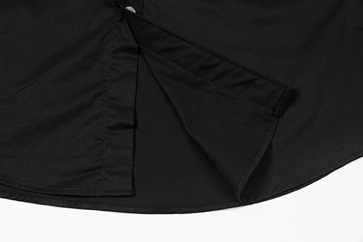 バレンシアガ クラシックバックコーラぼかしロゴ長袖ルーズフィットシャツ