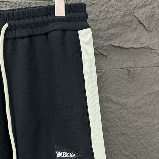 バレンシアガ カラフルなステッチ刺繍アルファベットカップルパンツ