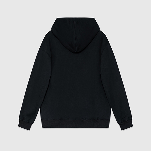 Adidas X Gucci 新しいカウンター刺繍二股フード付きパーカー