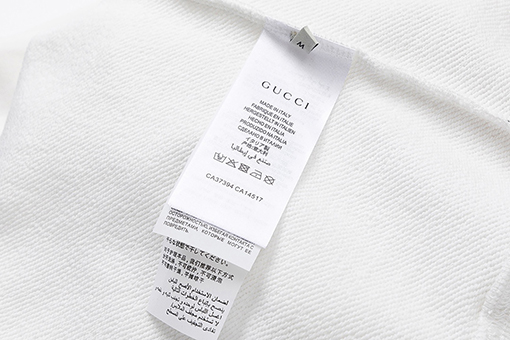 Adidas X Gucci 新しいカウンター刺繍二股フード付きパーカー