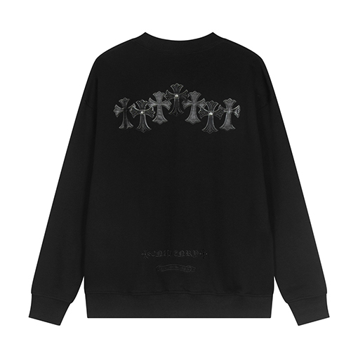 クロムハーツ ファッションベースのクルーネックパーカー