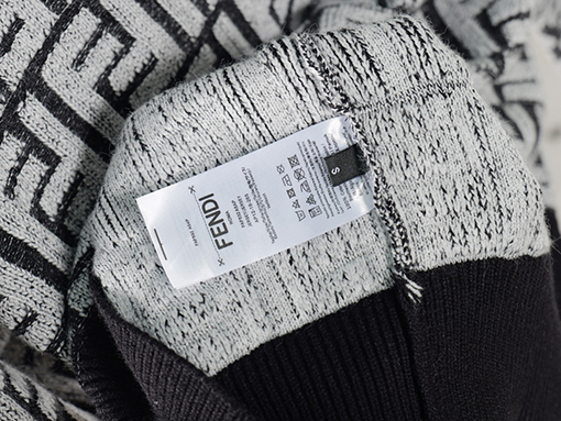 フェンディ  24 FW フルプリントカーディガンセーターコート