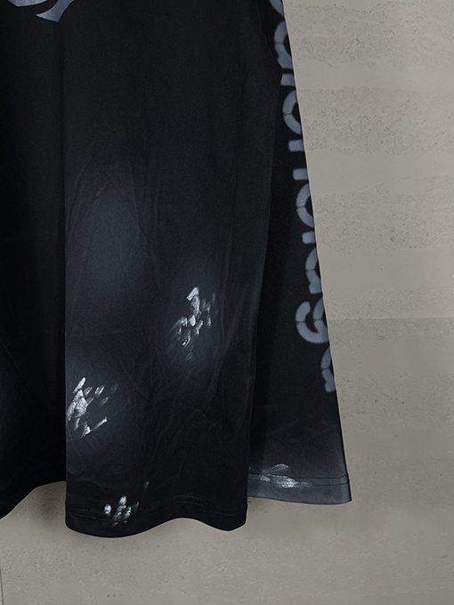 バレンシアガ 3Mアルファベットのクラシックプリント長袖Tシャツ