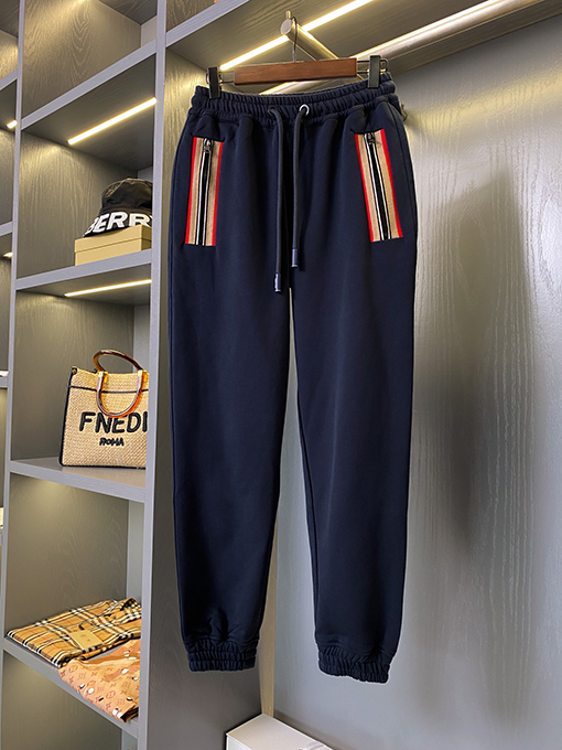 バーバリースーパーコピー ファッション装飾ストライプのスウェットパンツ