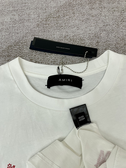 アミリコピー 新しいプリント文字ロゴTシャツ