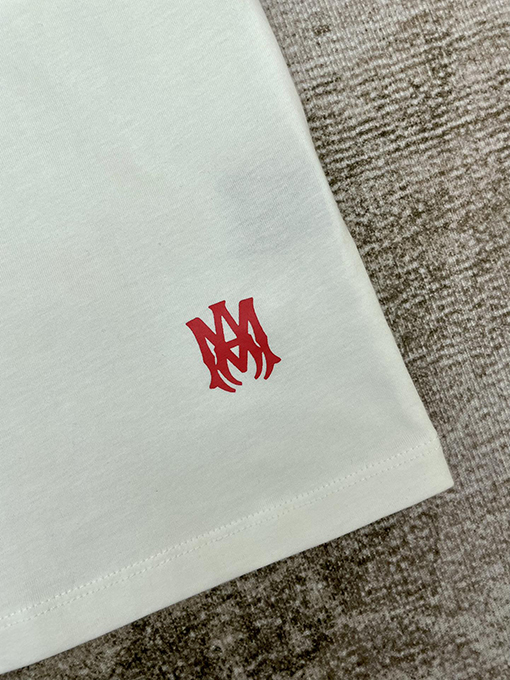 アミリコピー 新しいプリント文字ロゴTシャツ