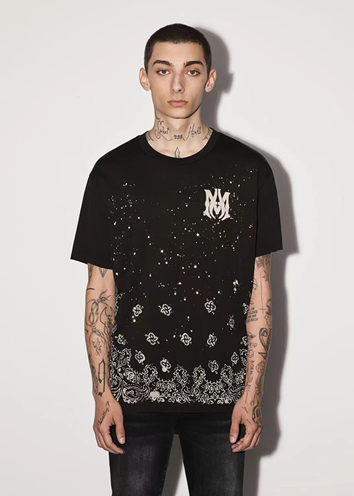 アミリスーパーコピー カシューフラワー半袖Tシャツ