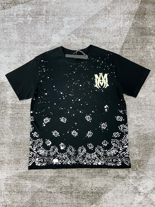 アミリスーパーコピー カシューフラワー半袖Tシャツ