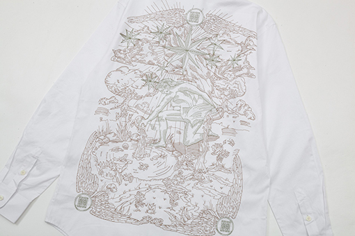 ジバンシイ タロットカードシリーズ星カードシリーズ刺繍長袖シャツ