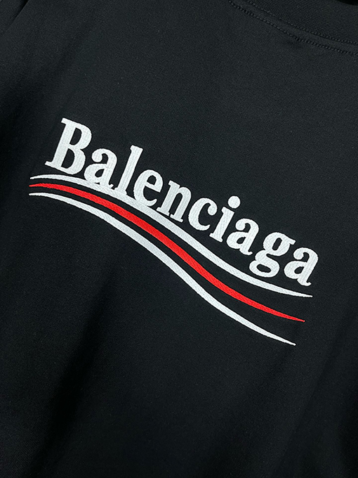 バレンシアガスーパーコピー コーラ刺繍長袖Tシャツ