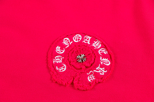 クロムハーツ 刺繍とウォッシュ加工のクルーネックスウェットシャツ