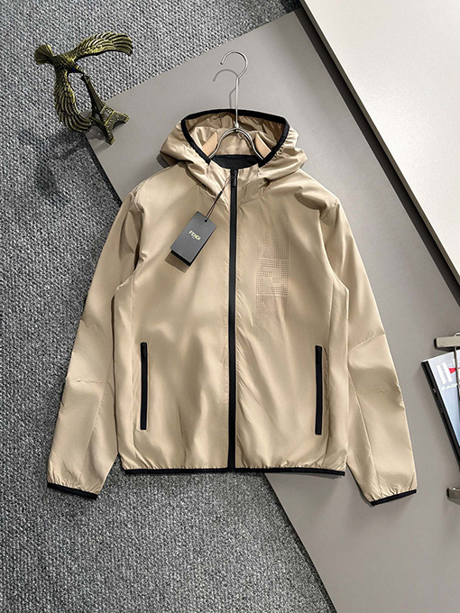 フェンディ 新しいジッパークラシックジャケット