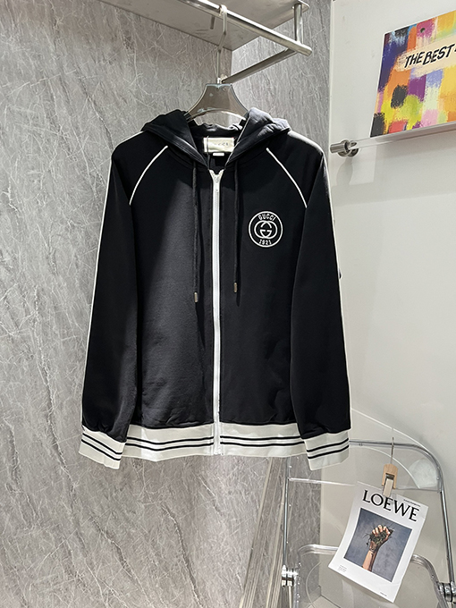 グッチ ヴィンテージハイストリートジッパーパーカー