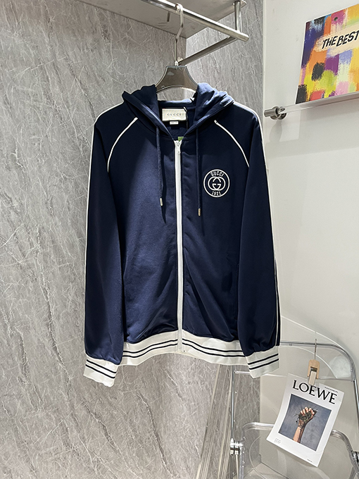 グッチ ヴィンテージハイストリートジッパーパーカー