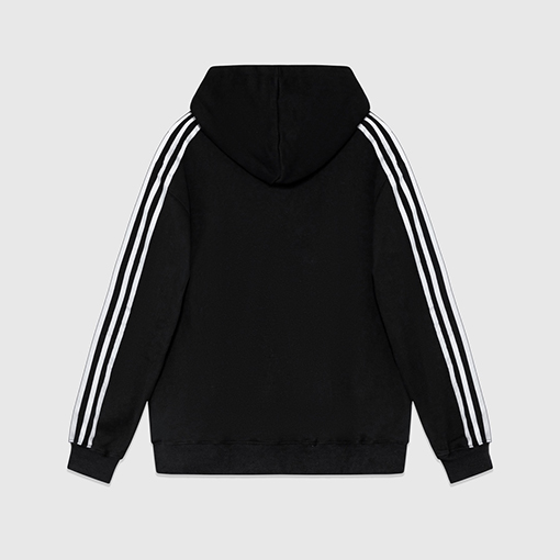 Gucci X Adidas デジタル直噴コラボフード付きスウェットシャツ