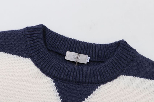 ディオールコピー DIORTEARSロゴ刺繍クルーネックセーター