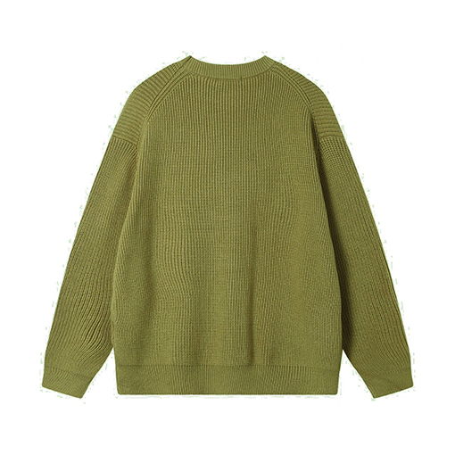 セリーヌ クラシックな刺繍文字クルーネックウールセーター