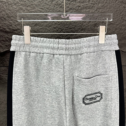ディオール 新しいステッチ刺繍文字カップルパンツ