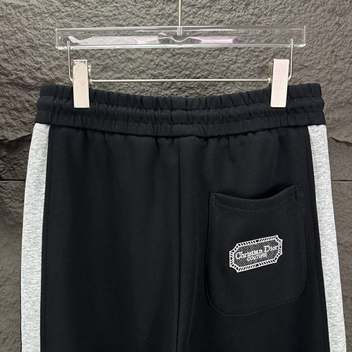 ディオール 新しいステッチ刺繍文字カップルパンツ