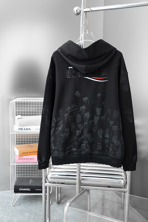 バレンシアガ OVERSIZED コーラ染めカーディガンジッパーパーカー