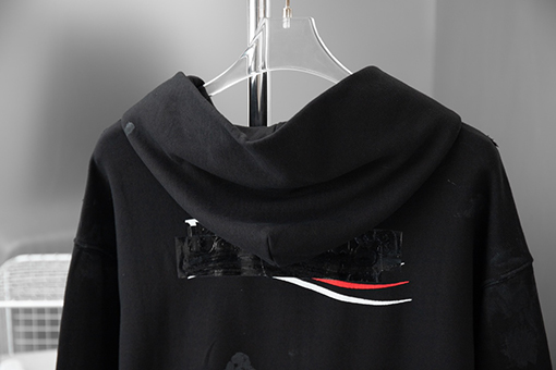 バレンシアガ OVERSIZED コーラ染めカーディガンジッパーパーカー