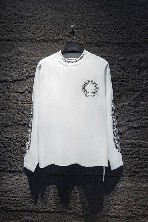 クロムハーツコピーフ ァッションプリントクラフトTシャツ