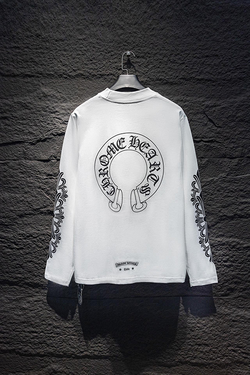 クロムハーツコピーフ ァッションプリントクラフトTシャツ
