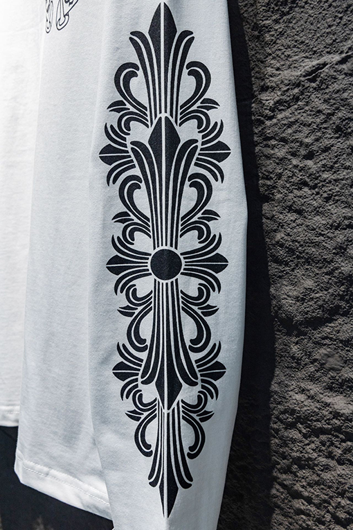 クロムハーツコピーフ ァッションプリントクラフトTシャツ