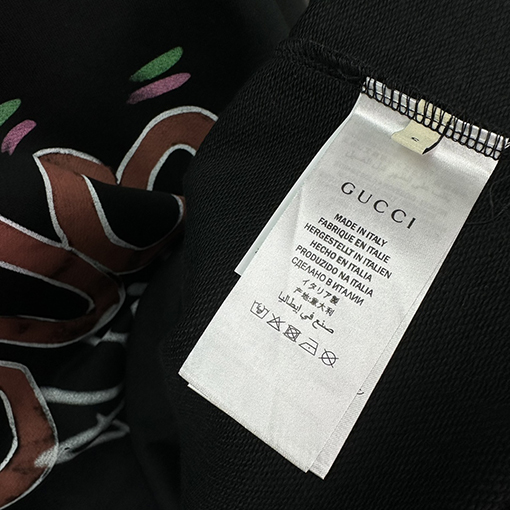 Gucci X Balenciaga 新しいアルファベットロゴのラウンドネックパーカー