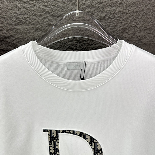 ディオールコピー 新しい布刺繍ロゴカップルラウンドネックパーカー