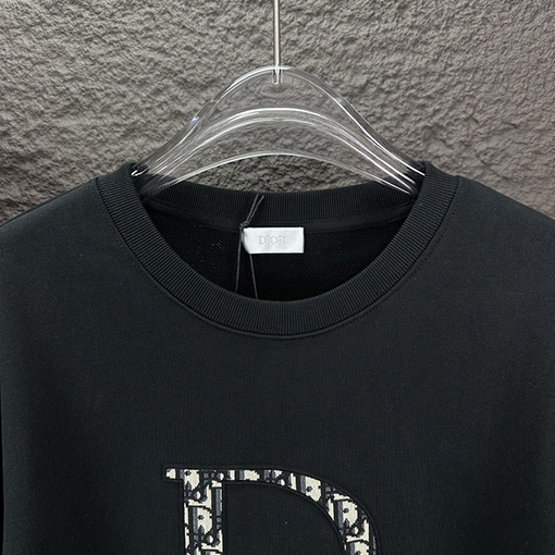 ディオールコピー 新しい布刺繍ロゴカップルラウンドネックパーカー