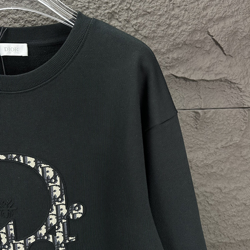 ディオールコピー 新しい布刺繍ロゴカップルラウンドネックパーカー