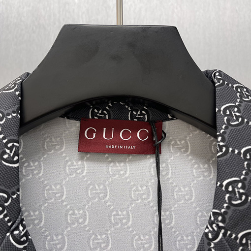 グッチコピー ホワイトツイルダブルGシャツ