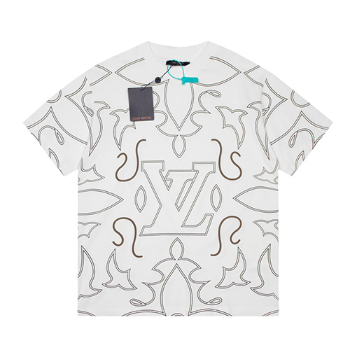ルイヴィトンスーパーコピー LOUIS VUITTONコラボTimberland半袖Tシャツ