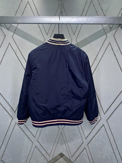 グッチコピー  新しい両面レトロスポーツジッパージャケット