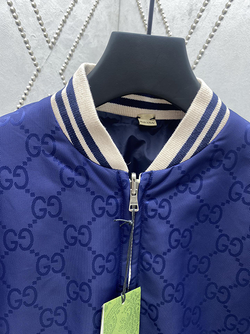 グッチコピー  新しい両面レトロスポーツジッパージャケット