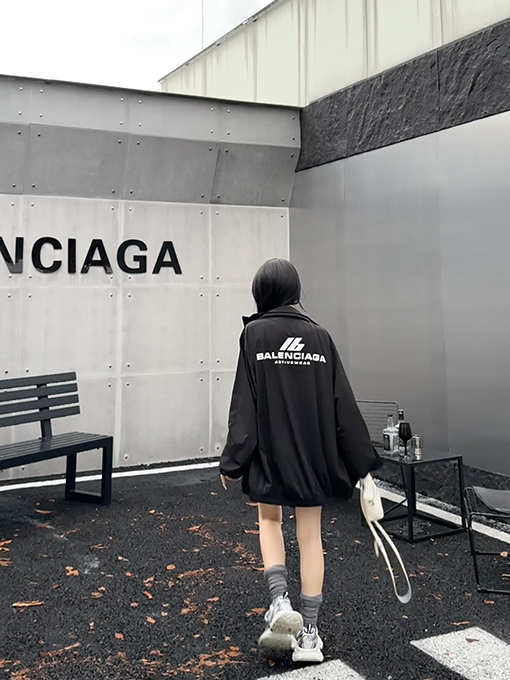 バレンシアガ Balenciaga 24Fw ib 反射ストレッチスリムジャケット