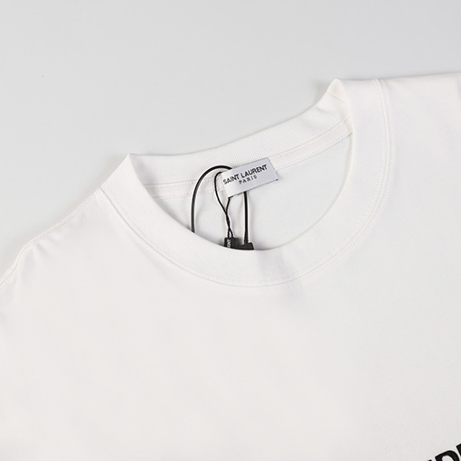 サンローラン 秋冬の新しい アルファベットロゴプリント長袖Tシャツ