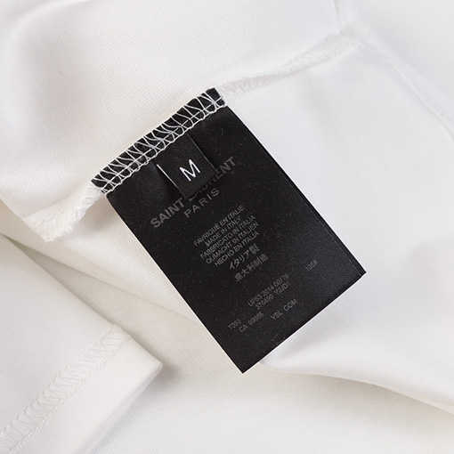 サンローラン 秋冬の新しい アルファベットロゴプリント長袖Tシャツ