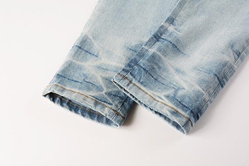 アミリ トレンドクラシックパンツパンツ穴ジーンズ