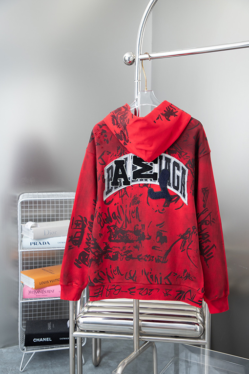 バレンシアガ ウォッシュスクラブ SKATER BAGGY ジップアップパーカー