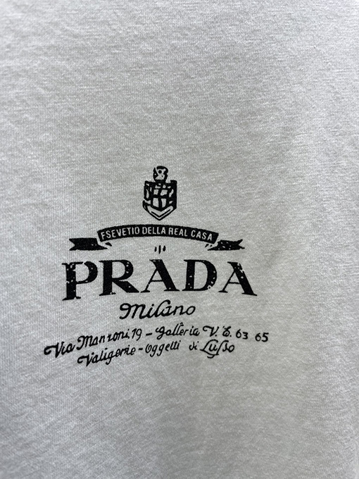 プラダコピー レディース 24FwショートレディースプリントTシャツ